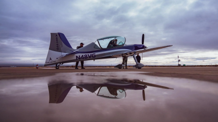 A picture of a Virgin Galactic Airplane