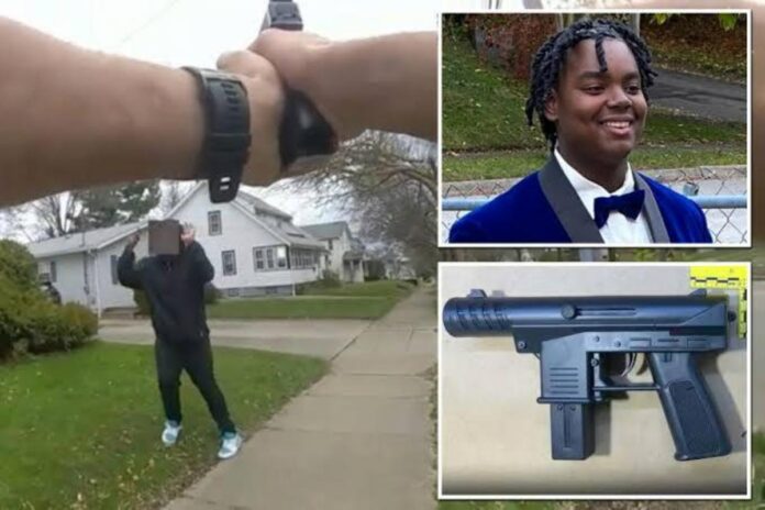 A picture of the Black teen shot by the Ohio police officer