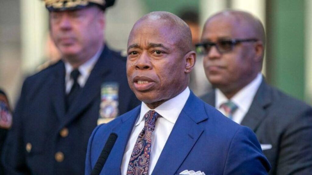 A picture of New York City Mayor Eric Adams