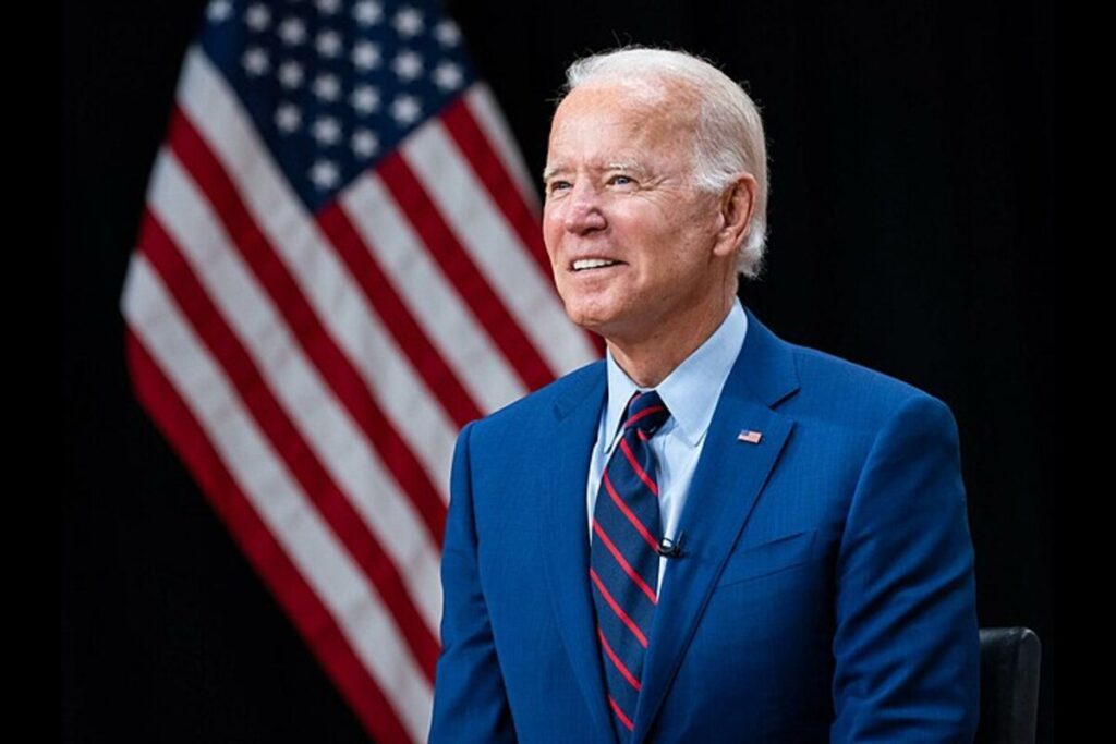 The first portrait of Joe Biden as president of the United States.