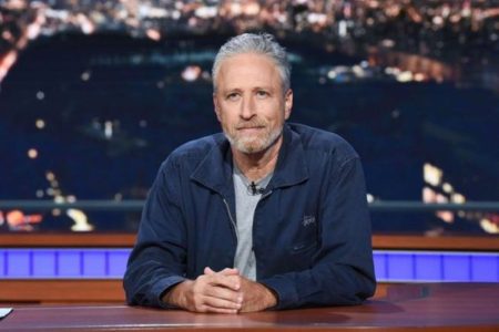 Jon Stewart in a Studio