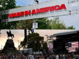 A picture of a Made in America festival