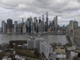 A picture of New York City, where the earthquake hit