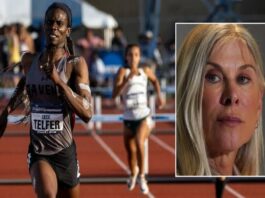 A picture of Sharron Davies and CeCe Telfer