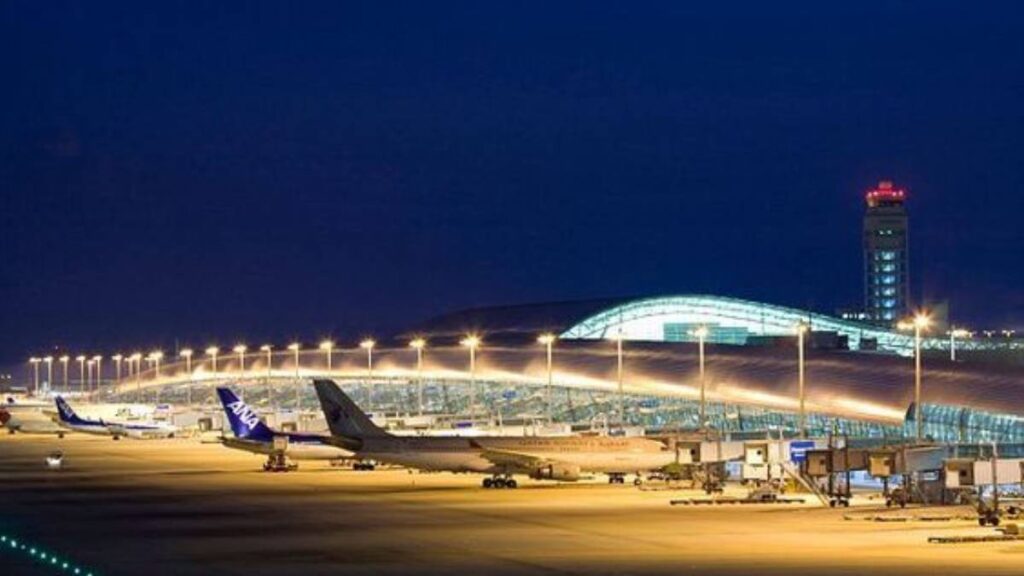 Kansai International Airport in Japan