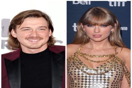 A picture of Morgan Wallen and Taylor Swift