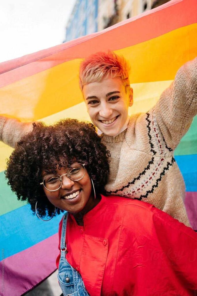 A picture of LGBT women