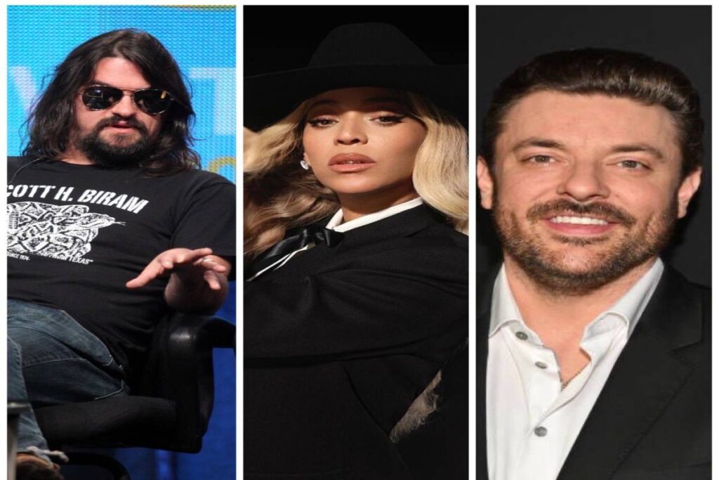 A picture of Chris Young, Shooter Jennings and Beyonce