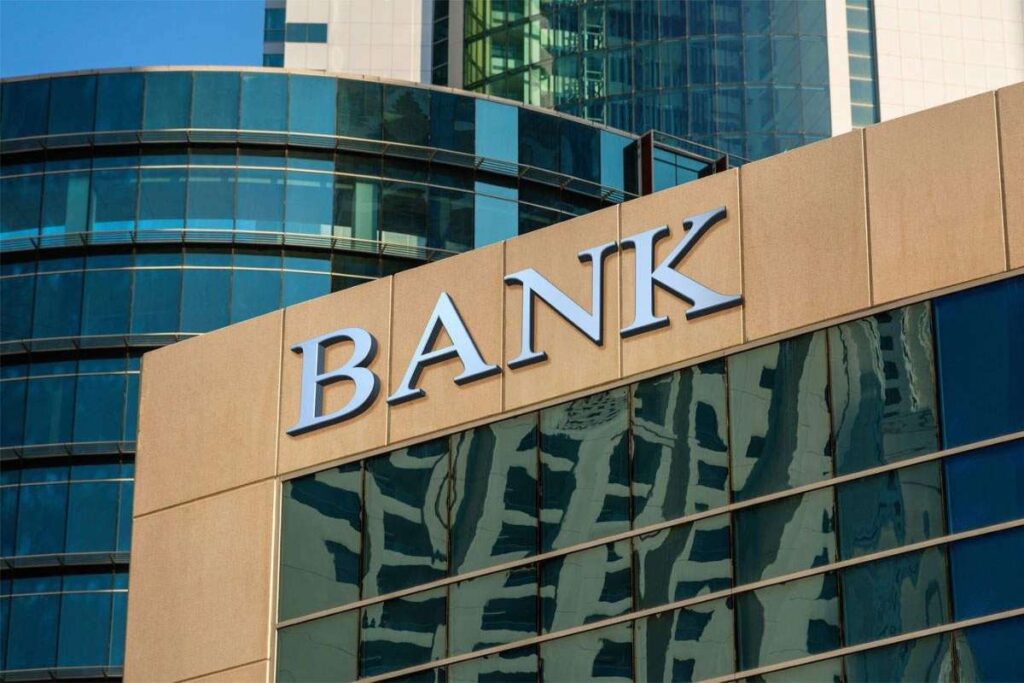 A picture of a bank