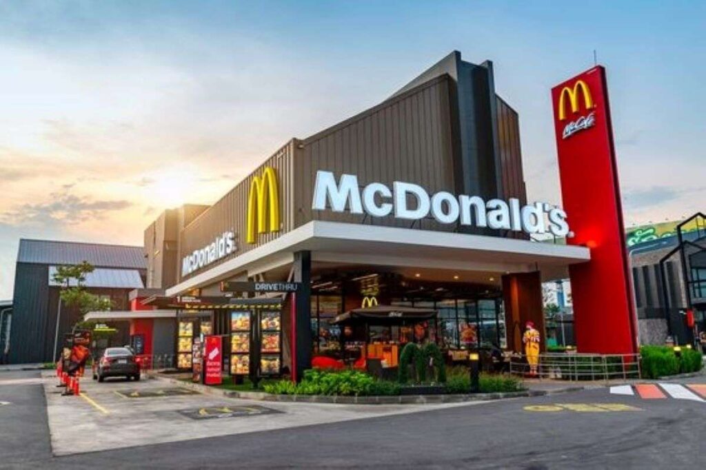 A McDonald's restaurant