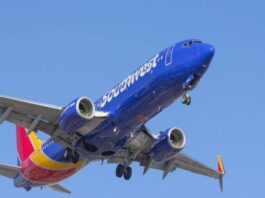A picture of southwest airline