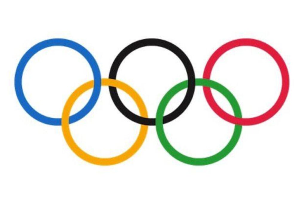 A picture of the Olympics logo 