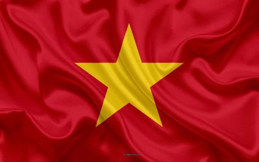 The Vietnam flag