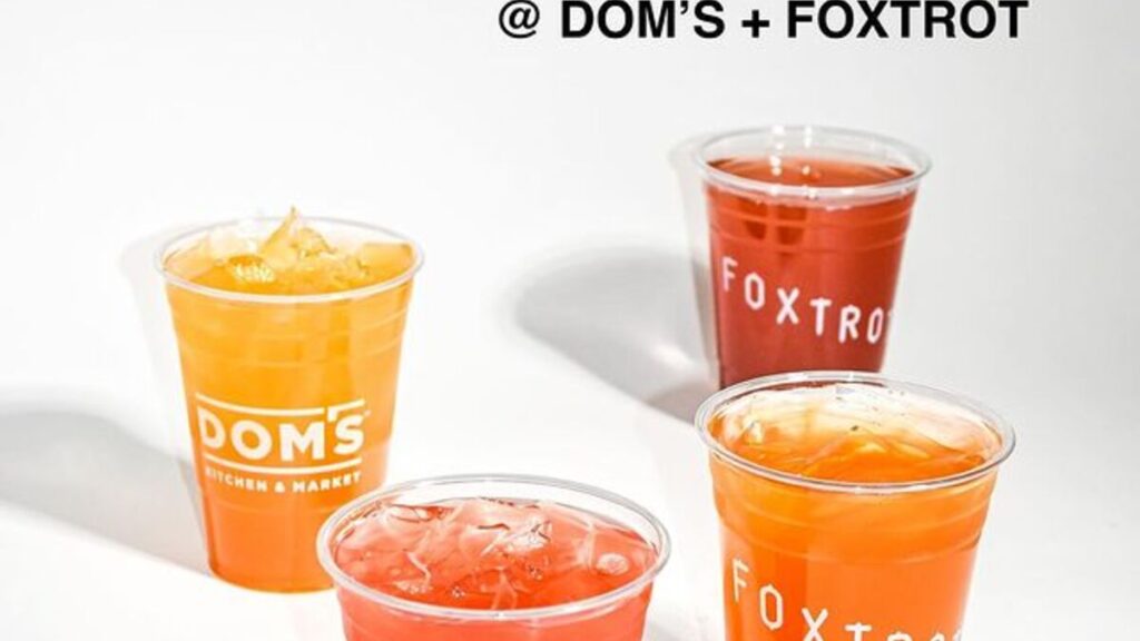 Dom’s and Foxtrot's drinks