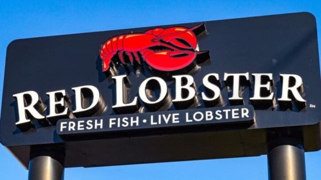 Red Lobster Restaurant Sign