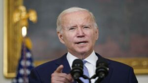 A picture of President Joe Biden