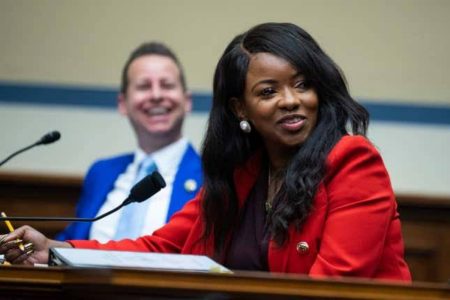 A picture of Rep. Jasmine Crockett