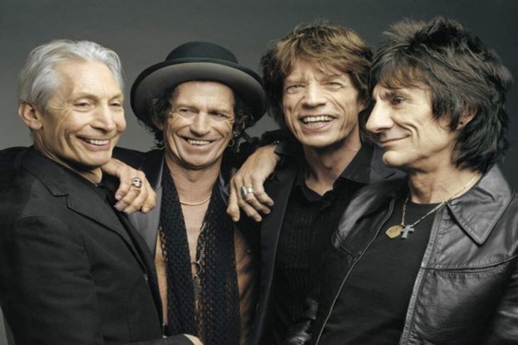 A picture of the Rolling Stones.