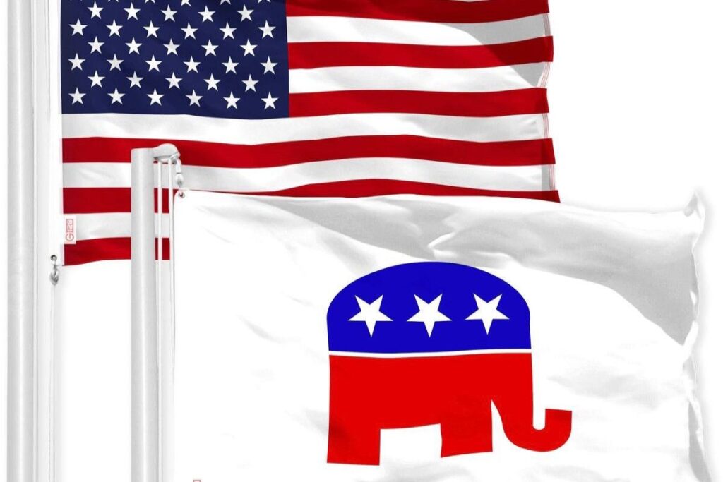 A picture of republican party logo