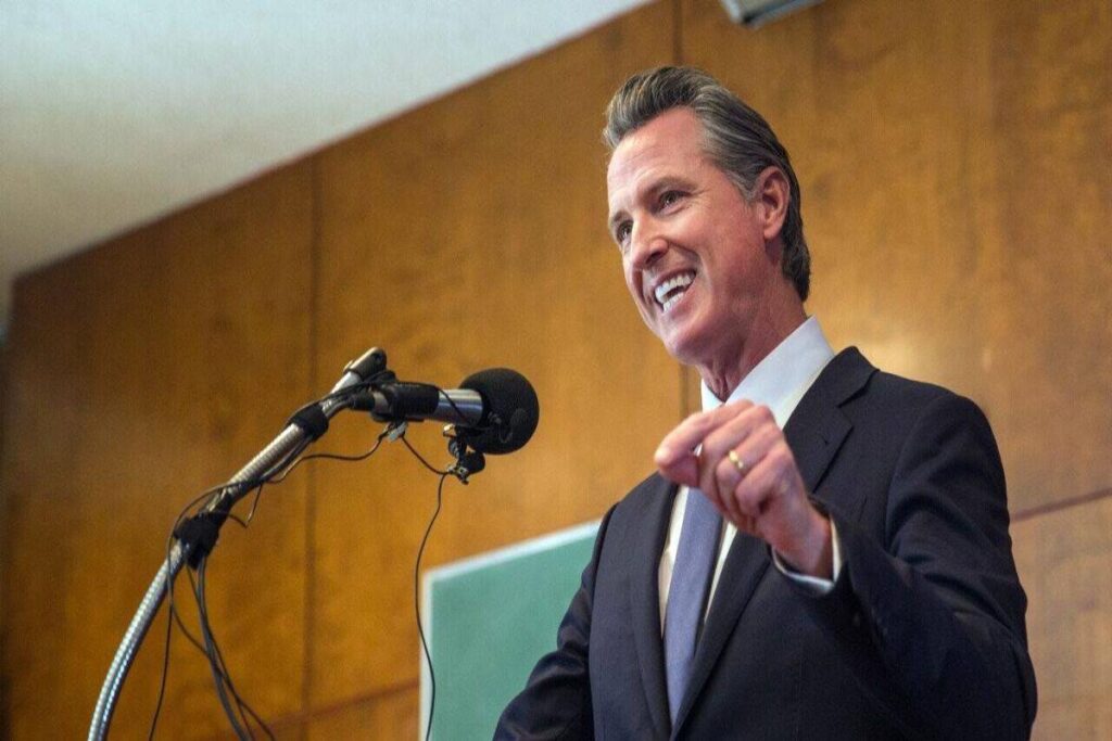 A picture of Gavin Newsom