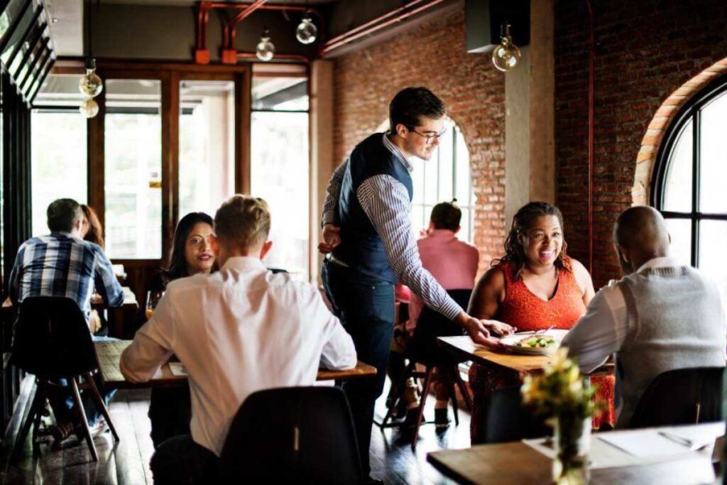 A picture of a sit-down restaurant