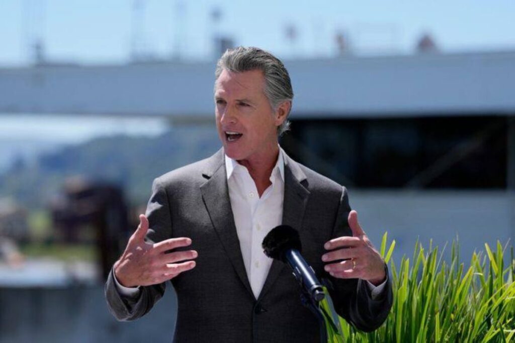 A picture of Gavin Newsom