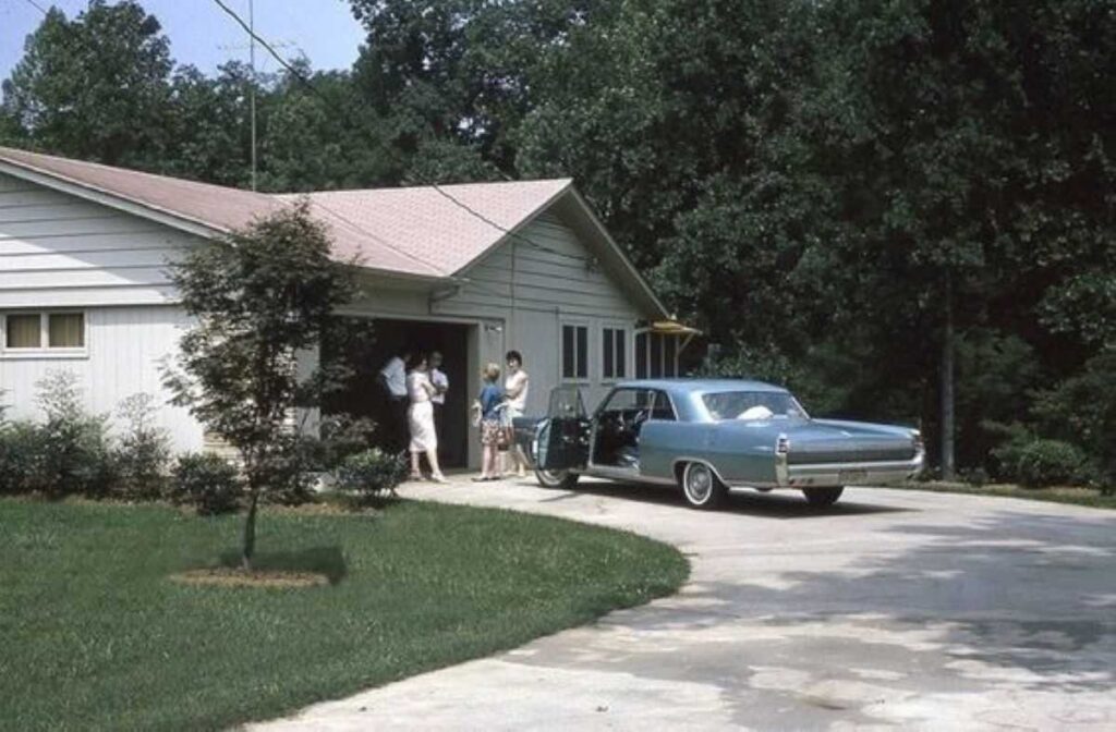 An American family home from decades ago