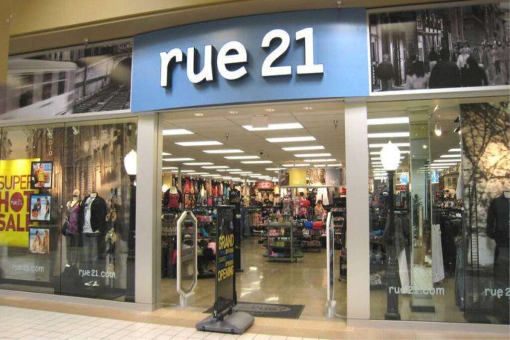 A picture of rue21 store
