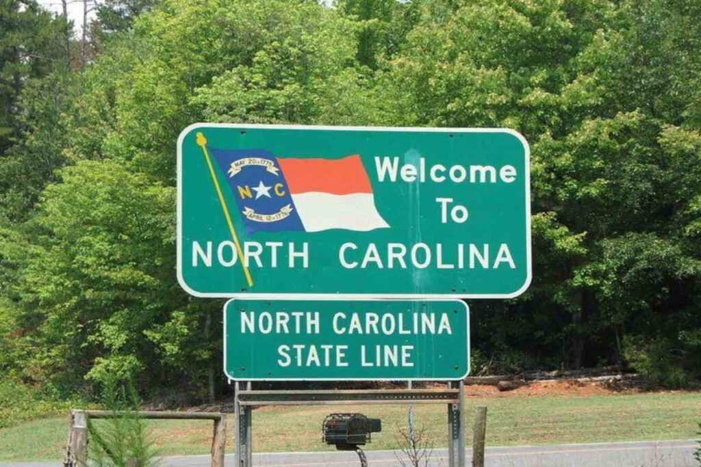 A picture representation of North Carolina