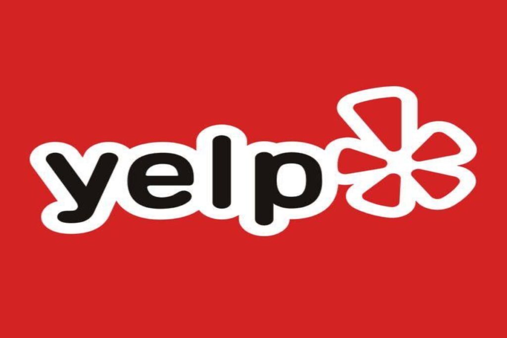 A picture of Yelp logo