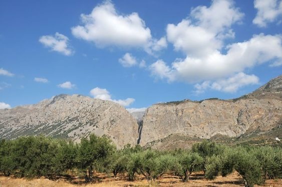 The Tripiti Gorge in the southwest of Crete