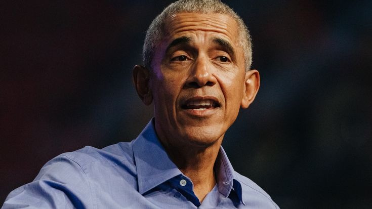 A portrait of Barack Obama