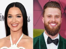 Katy Perry and Harrison Butker