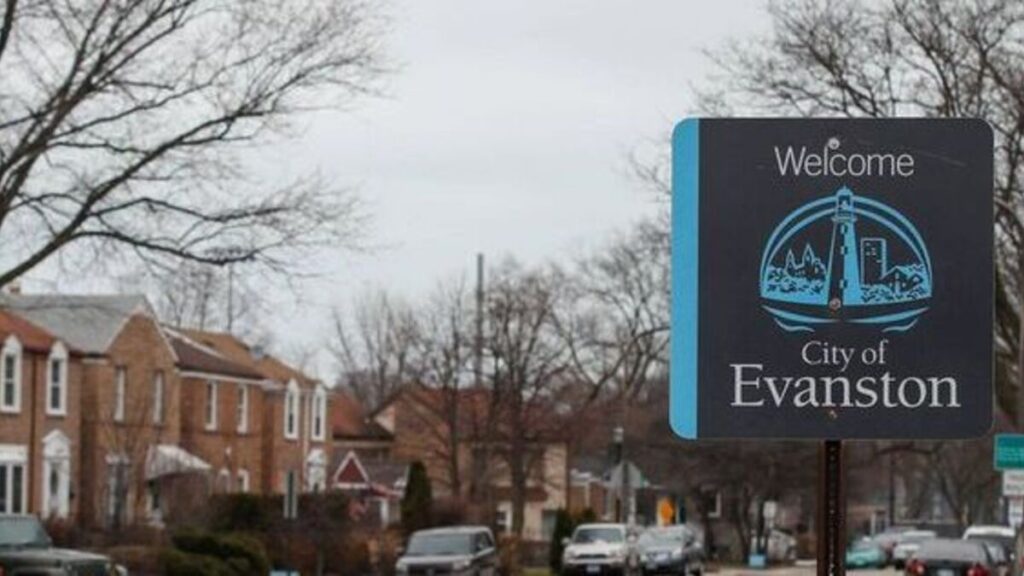 Welcome to Evanston City Sign