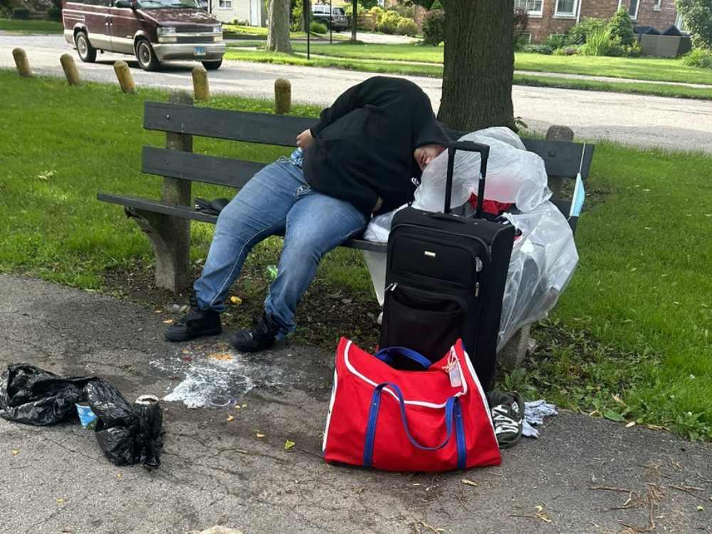 Homeless Chicago Resident