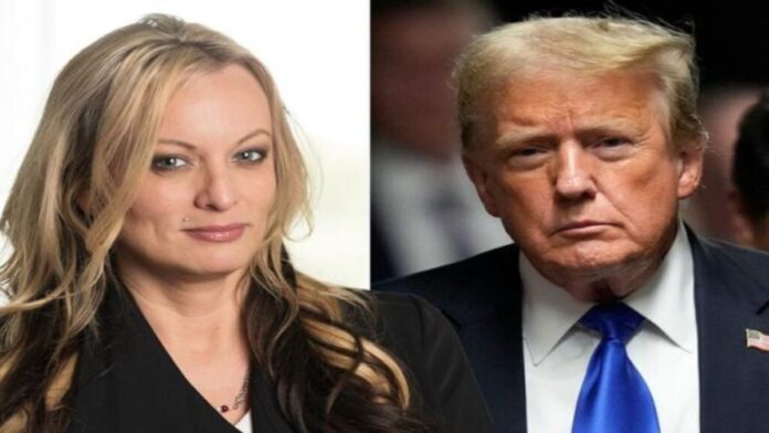 Stormy Daniels and Donald Trump
