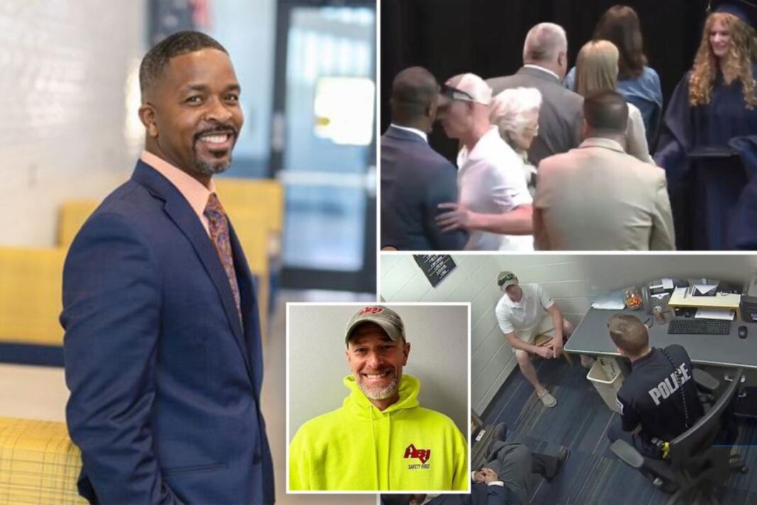 Wisconsin Man Stops Daughter From Touching Black Superintendent at High