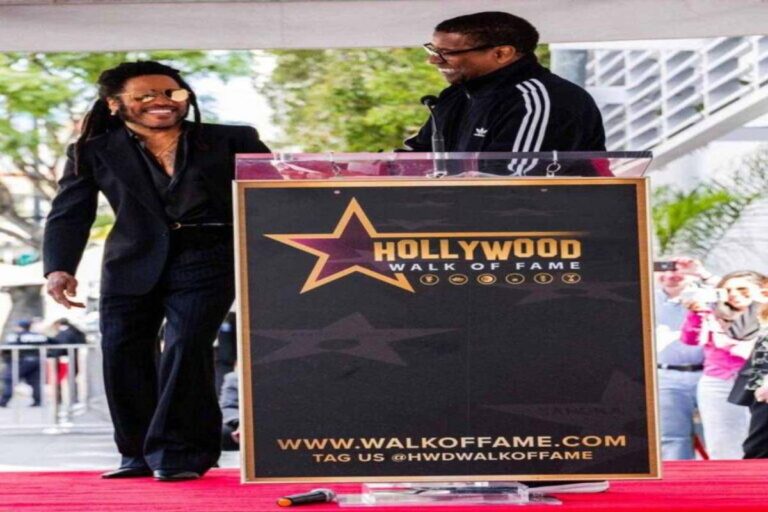 Zoë Kravitz, Denzel Washington, Honor Lenny Kravitz During Hollywood Walk of Fame Ceremony