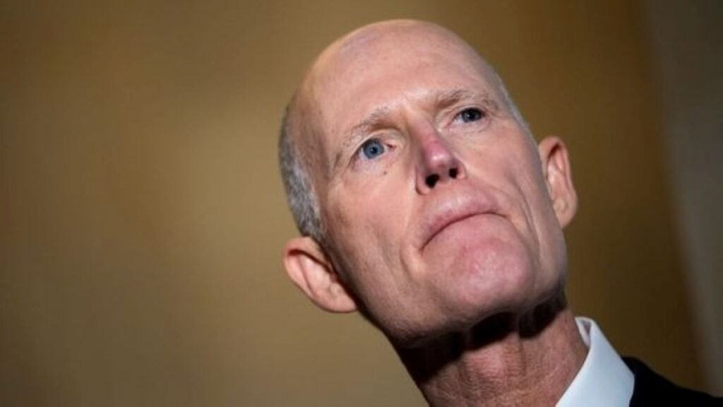 A headshot of Florida Senator Rick Scott