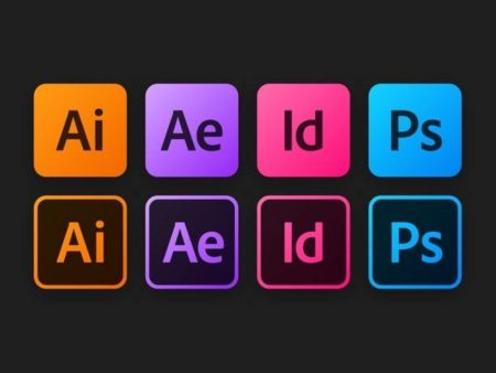 Adobe software icons