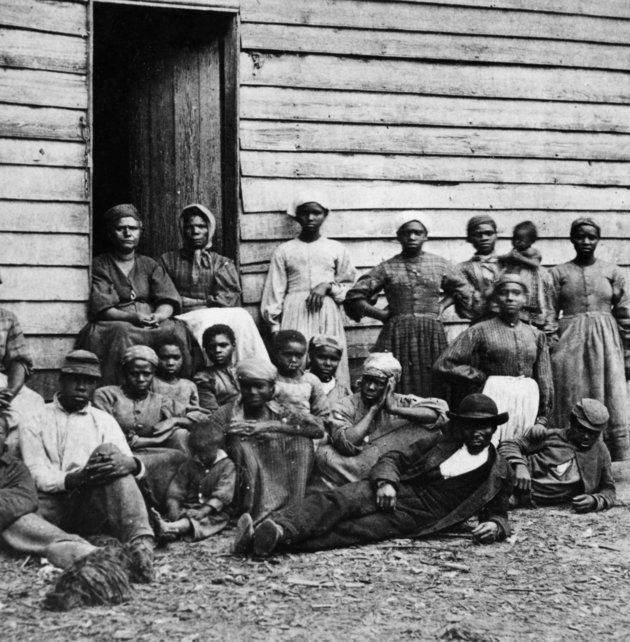 A picture of enslaved people
