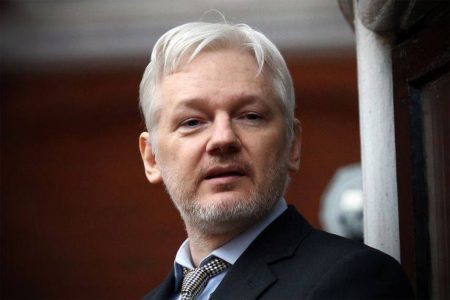 A picture of Julian Assange