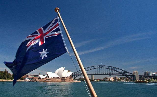 A picture of Australian flag