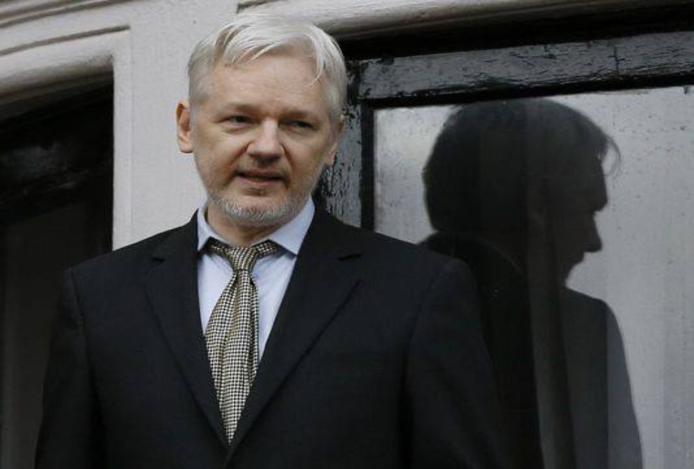 A picture of Julian Assange
