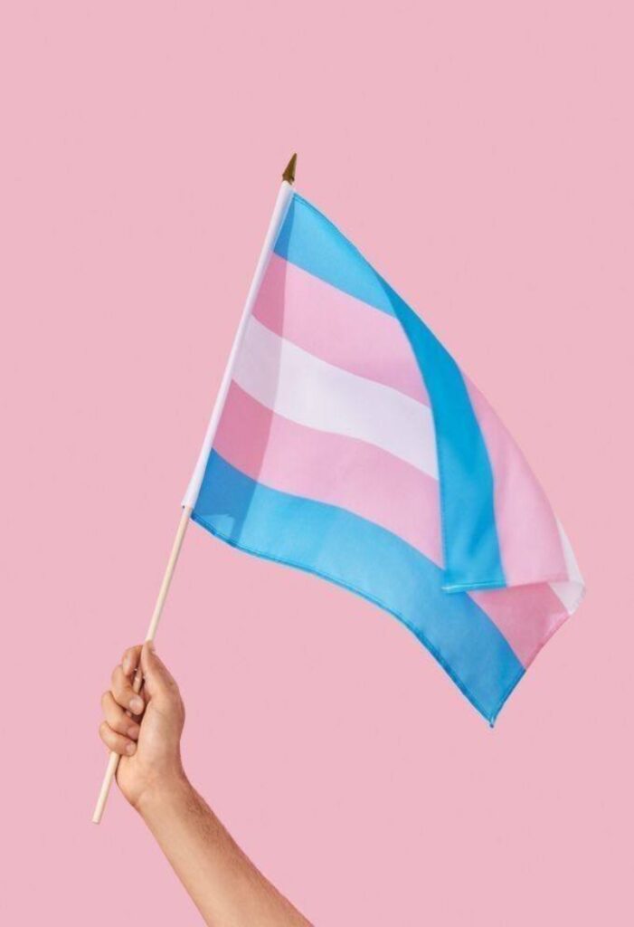 A picture of transgender flag
