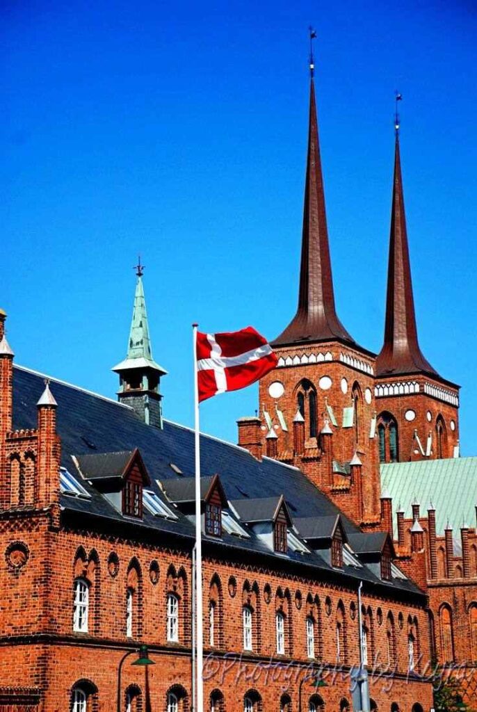 A picture of Denmark flag