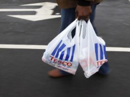 A picture of reusable plastic bags