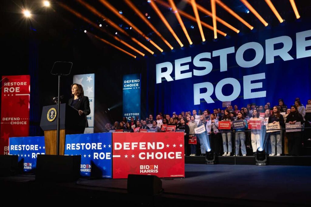 Kamala Harris in a Rally