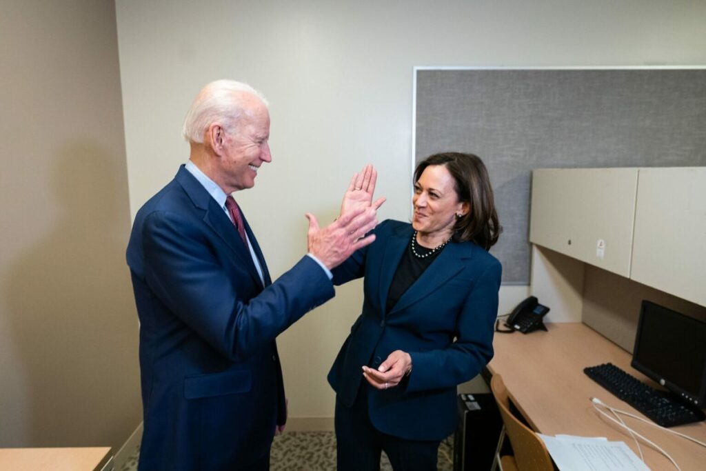 Joe Biden and Kamala Harris