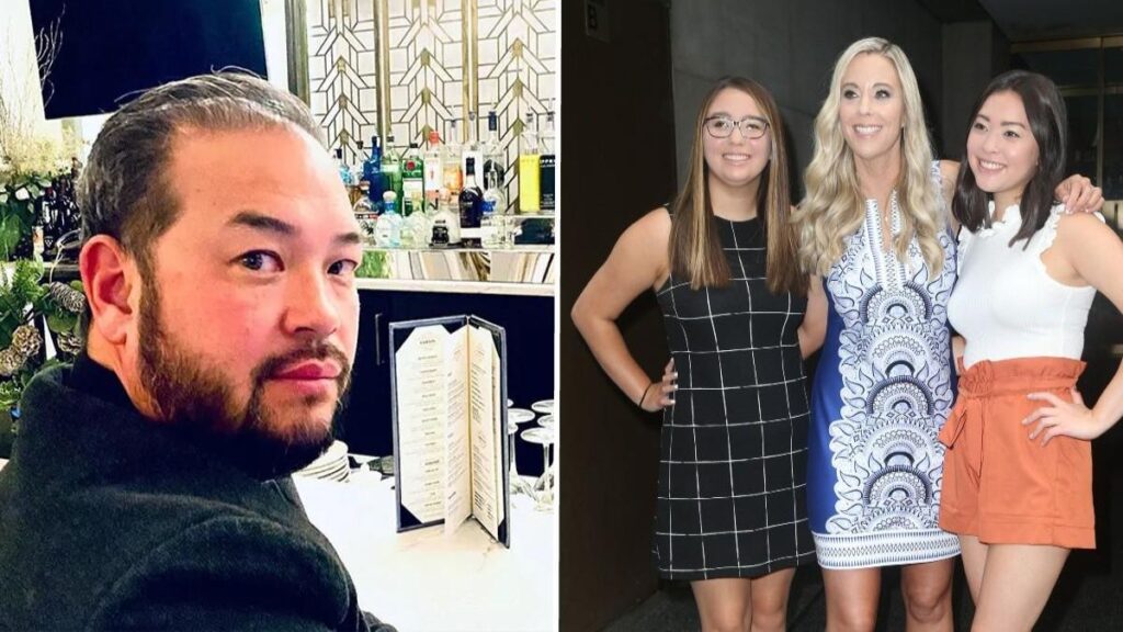 Jon Gosselin and ex-wife with kids